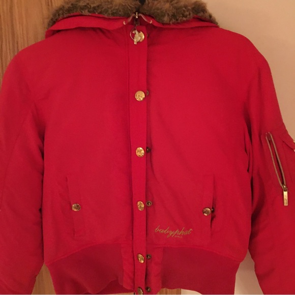 baby phat vintage puffer coat jacket size medium for a girl - Picture 14 of 16